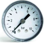 Nyomásmérő óra 1/8"