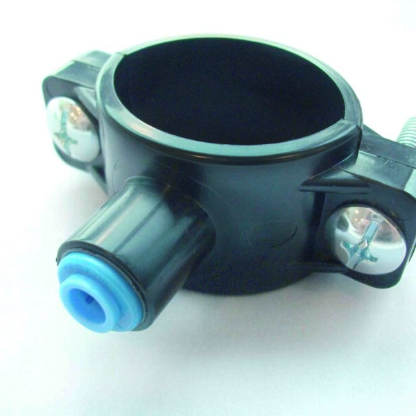 Szennyvíz csatlakozó bilincs 3/8"-os gyorscsatlakozóval