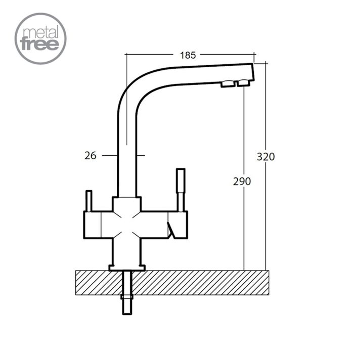 Forum - 3 utas csap fémmentes - Image 3