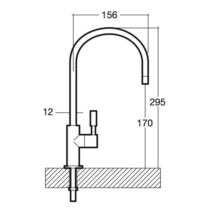 Hike - fémmentes egy karos csap - Image 2