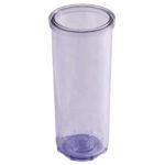 Átlátszó szűrőpohár 10" 3 részes szűrőházakhoz