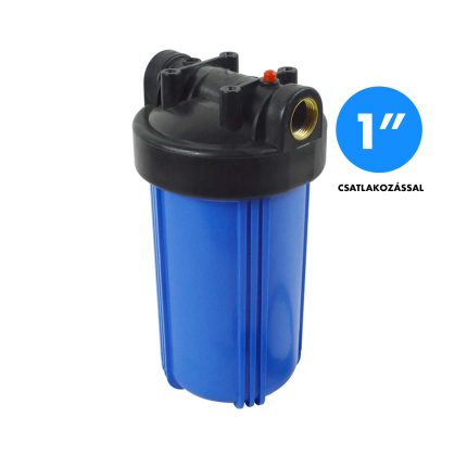 Big Blue szűrőház (10" colos) légtelenítővel, 1" colos csatlakozóval