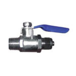 Fém elzáró szelep  1/4"MT x 1/4 cső