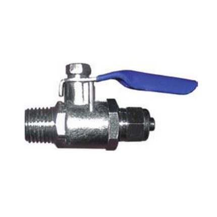 Fém elzáró szelep  1/4"MT x 1/4 cső