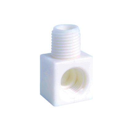 Műanyag csatlakozó idom 1/4" B - 1/4" K