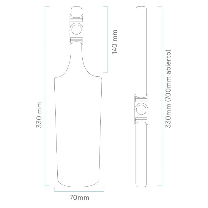 Runbott neoprén kulacs tartó állítható pánttal - Image 3
