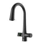 ALPOK Mont Blanc zuhanyfejes 3 utas csaptelep BLACK/FEKETE