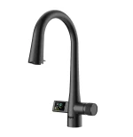 ALPOK Mont Blanc zuhanyfejes 3 utas csaptelep BLACK/FEKETE