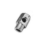 Fém bekötő idom 3/8'' Mip х 3/8'' Fip 1/4''-es nyílással
