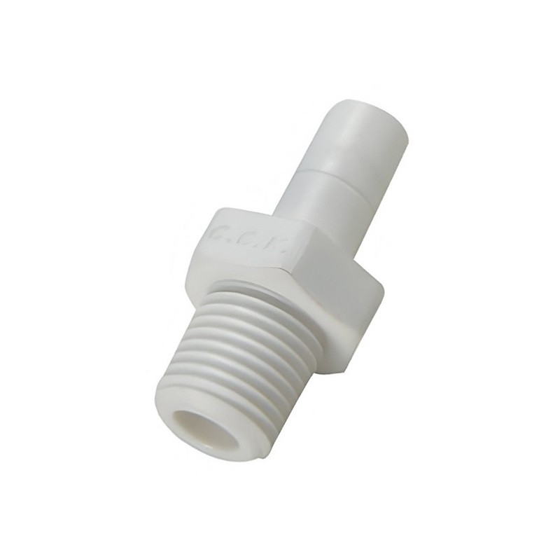 E-MS1438-1.jpg Egyenes csatlakozó Male 1/4" szár 3/8" menet - Image 1