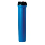 Szűrőház 20"-os SLIM, 3/4" csatlakozással, dupla ,,O" gyűrűvel, Kék