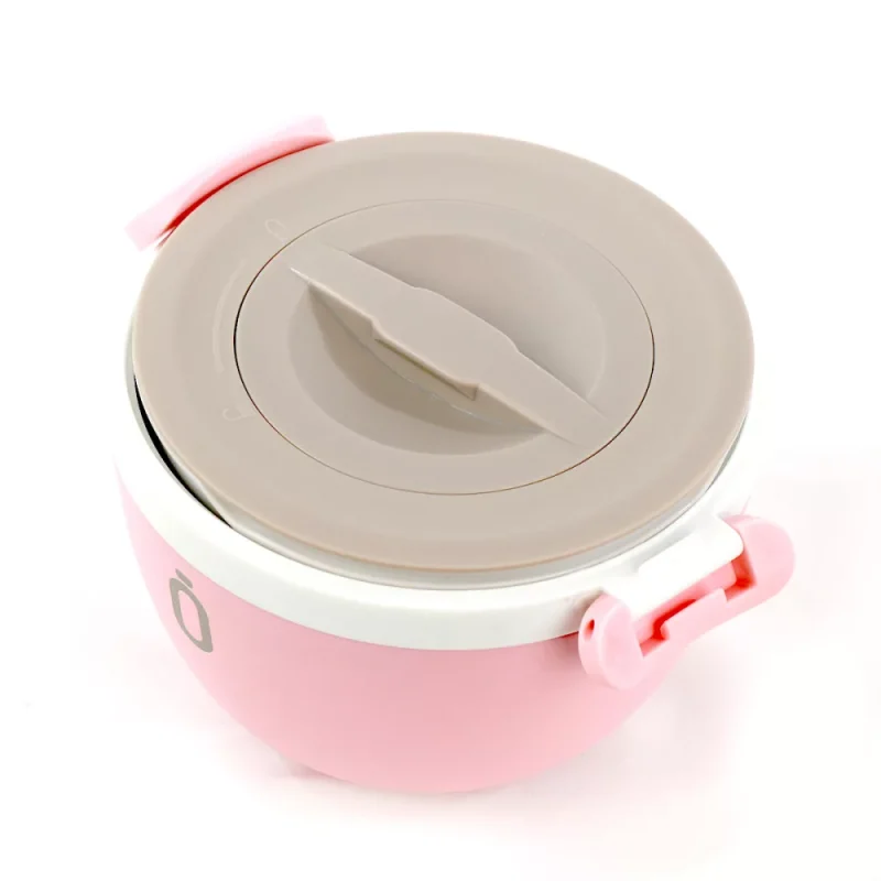 RUNBOTT Lunch Thermo Modern Ételhordó - Rózsaszín/Fehér 560ml
