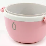 RUNBOTT Lunch Thermo Modern Ételhordó - Rózsaszín/Fehér 560ml
