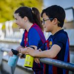 RUNBOTT Sport FC Barca Kids Lemon Thermo gyerekpalack 350ml