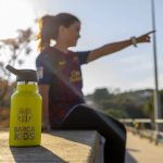 RUNBOTT Sport FC Barca Kids Lemon Thermo gyerekpalack 350ml