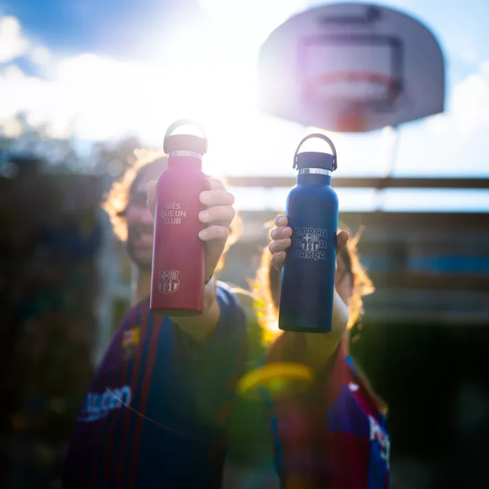 RUNBOTT Sport FC Barca Sötétkék (Marino) termosz kerámia bevonattal 600ml