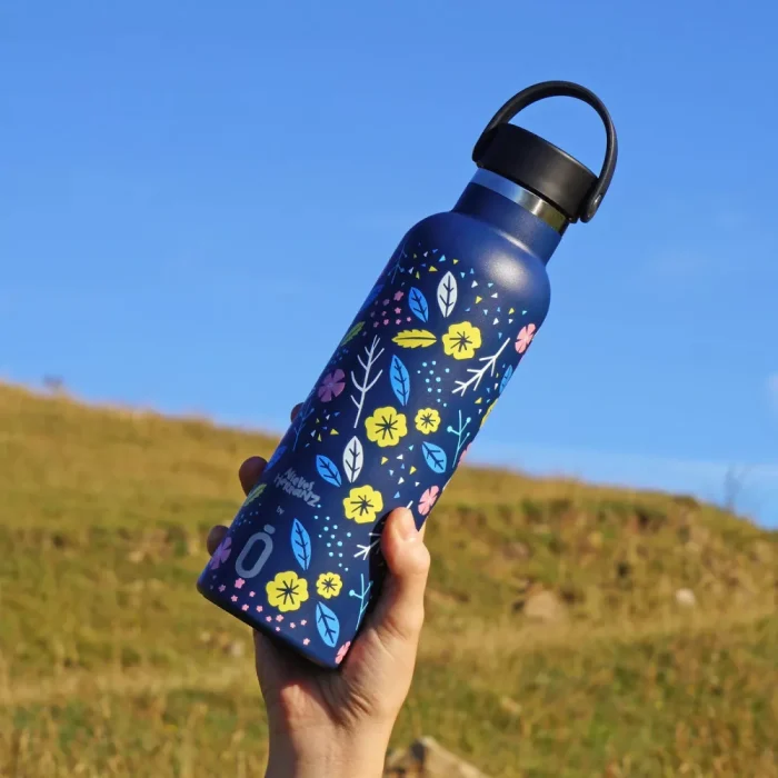 RUNBOTT Sport Floral termosz kerámia bevonattal 600ml